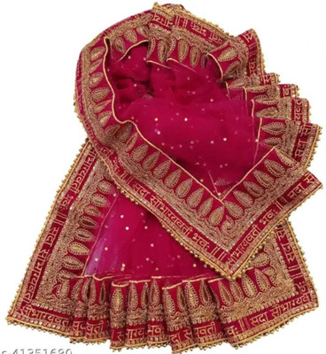 sky cloud Net Embroidered Women Dupatta