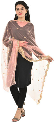 YOUTHQUAKE Net Embellished Women Dupatta