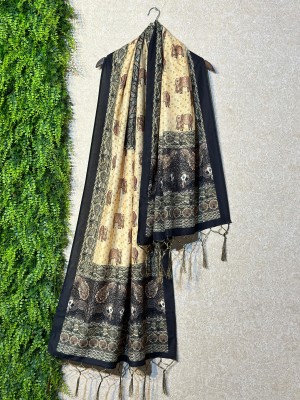 SEIKETSU Cotton Silk Printed Women Dupatta