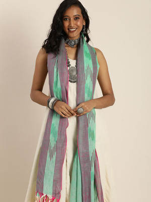 Taavi Pure Cotton Self Design Women Dupatta