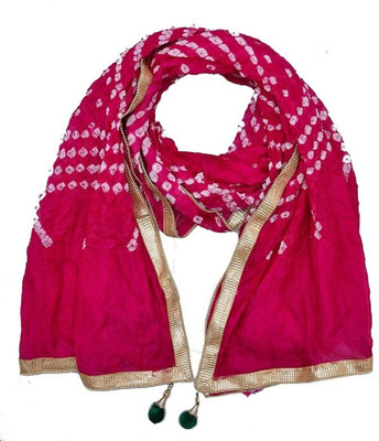 TMT HUB Silk Blend Embellished Women Dupatta