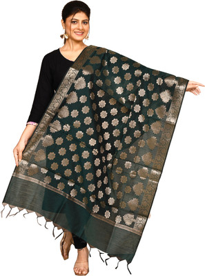 Naveera Cotton Silk Woven Women Dupatta