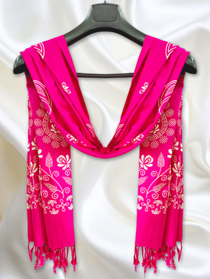 SUKANYA SHINE Satin Blend Floral Print Women Dupatta
