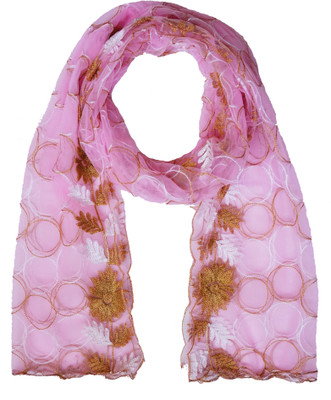 YOUTHQUAKE Net Embroidered Women Dupatta