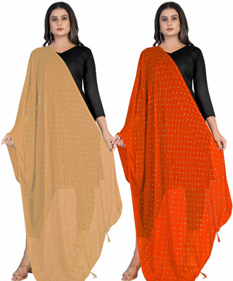 Cloric Fashion Chiffon Embellished Women Dupatta