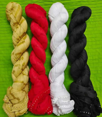 P B. STYLES INDIA Lycra Blend Solid Women Dupatta