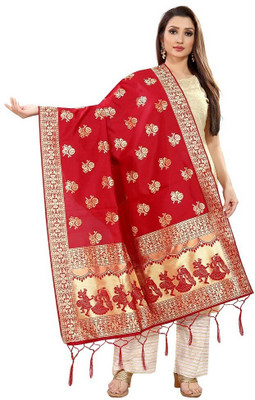 HYPHORIA Jacquard Woven, Embellished Women Dupatta