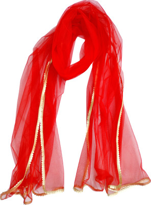 faith visit Net Embellished Women Dupatta