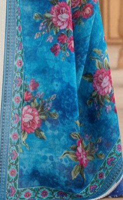 RudraniLuxury Tabby Silk Floral Print Women Dupatta