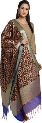 Morrio Art Silk Floral Print Women Dupatta