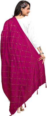 Kemza Pure Cotton Embroidered Women Dupatta