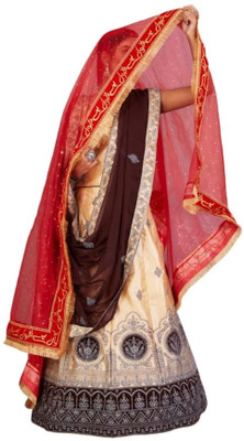 SKYVILLA Net Self Design Women Dupatta