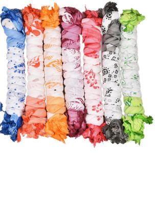 Nakoda Creation Cotton Blend Printed Women Dupatta