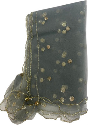 APNA KAPDA BAZAAR Net Embellished Women Dupatta