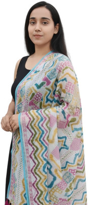 Taashu Creations Pure Cotton Self Design Women Dupatta