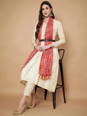 AKSHADEEP Art Silk Printed Women Dupatta