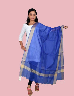 Draxstarr Cotton Silk Solid Women Dupatta