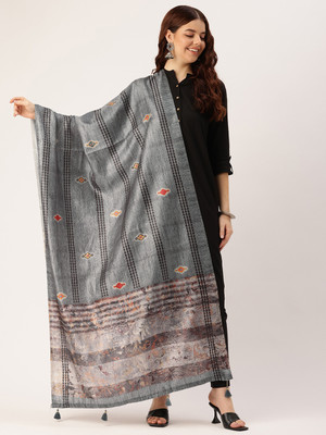 FASHION PETALS Cotton Blend Printed Women Dupatta