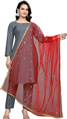 Kemza Net Embroidered Women Dupatta