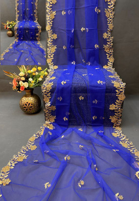 Mahek Fashion Net Embroidered Women Dupatta