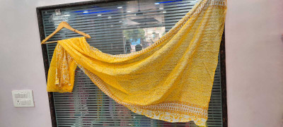 Santlal Cotton Blend Printed Women Dupatta