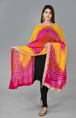 HouseOfCommon Art Silk, Art Silk Printed Women Dupatta