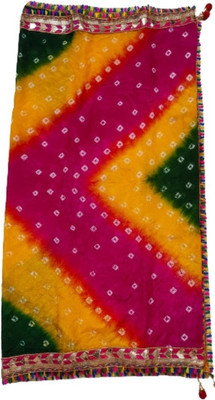 GG TEXTILE Art Silk, Chiffon Self Design, Hand Painted Women Dupatta
