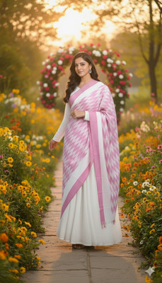 Hut Pure Cotton Striped Women Dupatta