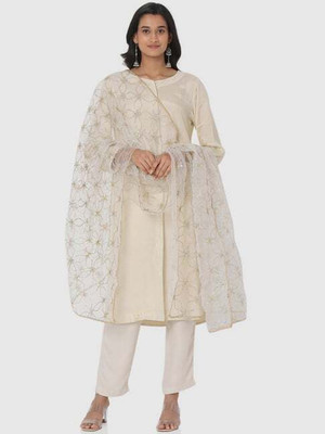 SEIKETSU Net Embroidered Women Dupatta