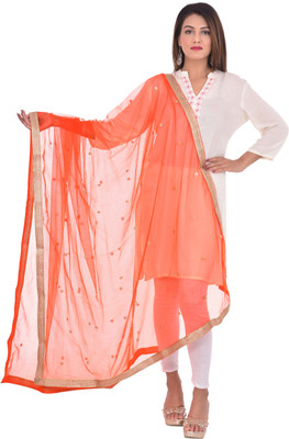 YOUTHQUAKE Net Embellished Women Dupatta