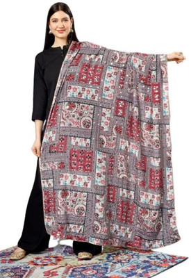 A R SILK DUPATTA HUB Art Silk Embroidered Women Dupatta