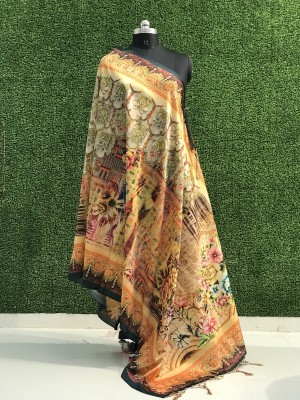 KAIZAN INTERNATIONAL Art Silk Printed Women Dupatta