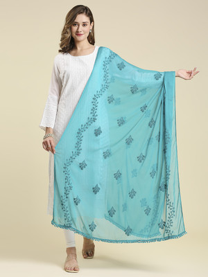 DUPATTA BAZAAR Net Embroidered Women Dupatta