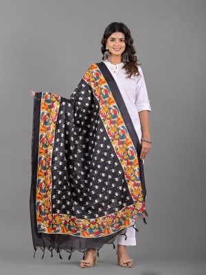 Apratim Silk Blend Printed Women Dupatta