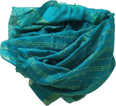 abhikart Cotton Silk, Bhagalpuri Silk Striped Women Dupatta