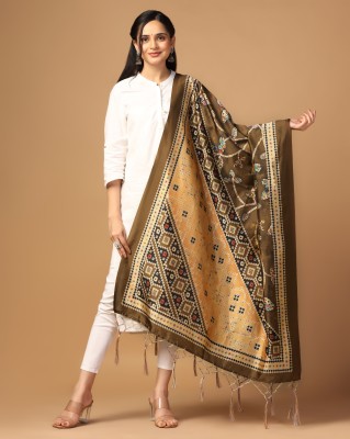 Sixsigma Pure Silk Printed Women Dupatta