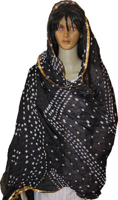 shrishivam Art Silk Self Design Women Dupatta