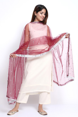 Trendz Hack Net Embellished Women Dupatta
