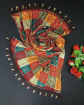 Fashion Tex Silk Blend, Polycotton Printed Women Dupatta