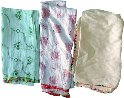 evo style Polycotton Floral Print Women Dupatta