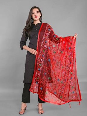 Apratim Net Embroidered Women Dupatta