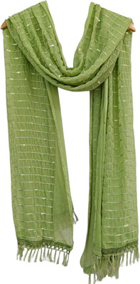 KHATRI Chiffon Embellished Women Dupatta