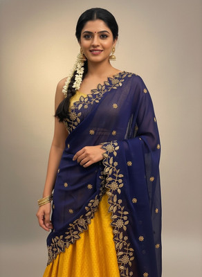 Sonu Creation Art Silk Embroidered Women Dupatta