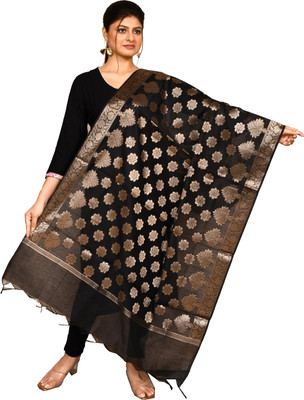 Naveera Cotton Silk Woven Women Dupatta