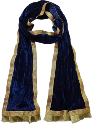 Navti Creations Velvet Embellished Men Dupatta