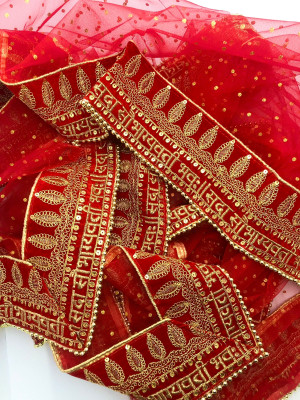 Shradhha Net Embellished Women Dupatta