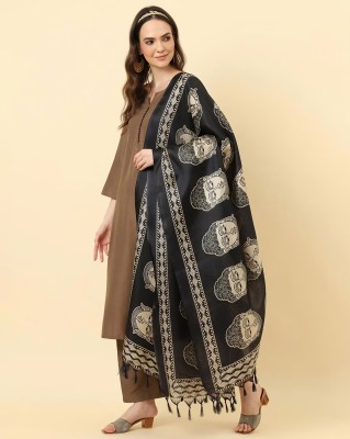 SilkStyle Art Silk Printed Women Dupatta