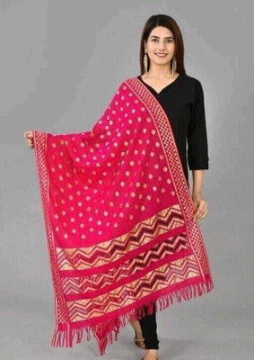Jai Shree Sharma Art Silk Embroidered Women Dupatta