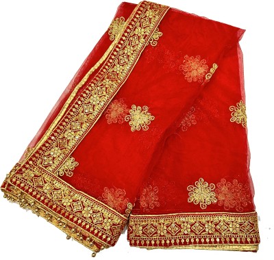 ASHA CHUNRI HOUSE Net Embroidered Women Dupatta