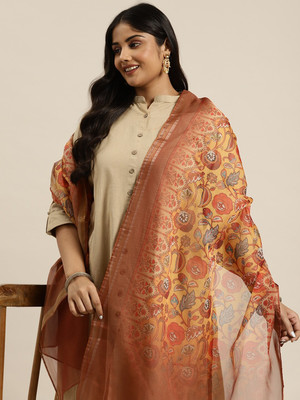 Varanga Silk Blend Solid Women Dupatta